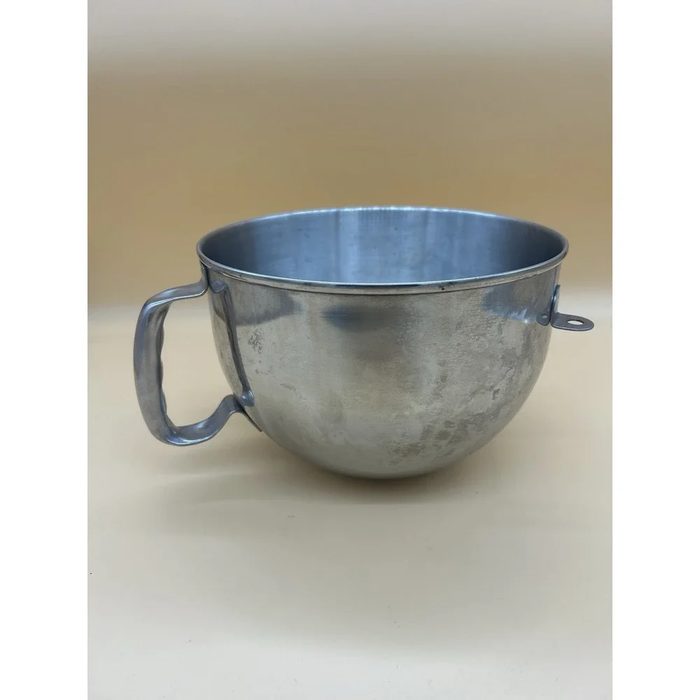 KitchenAid 6 Quart Stainless Steel Mixer Bowl Bowl-Lift Stand Mixer Made Korea